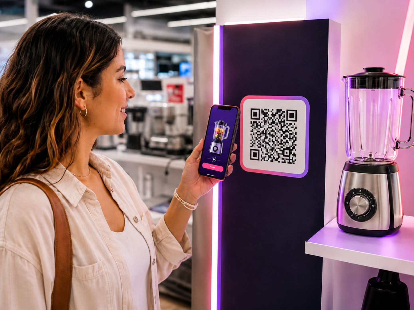 Activación FIGI en tienda física mediante código QR